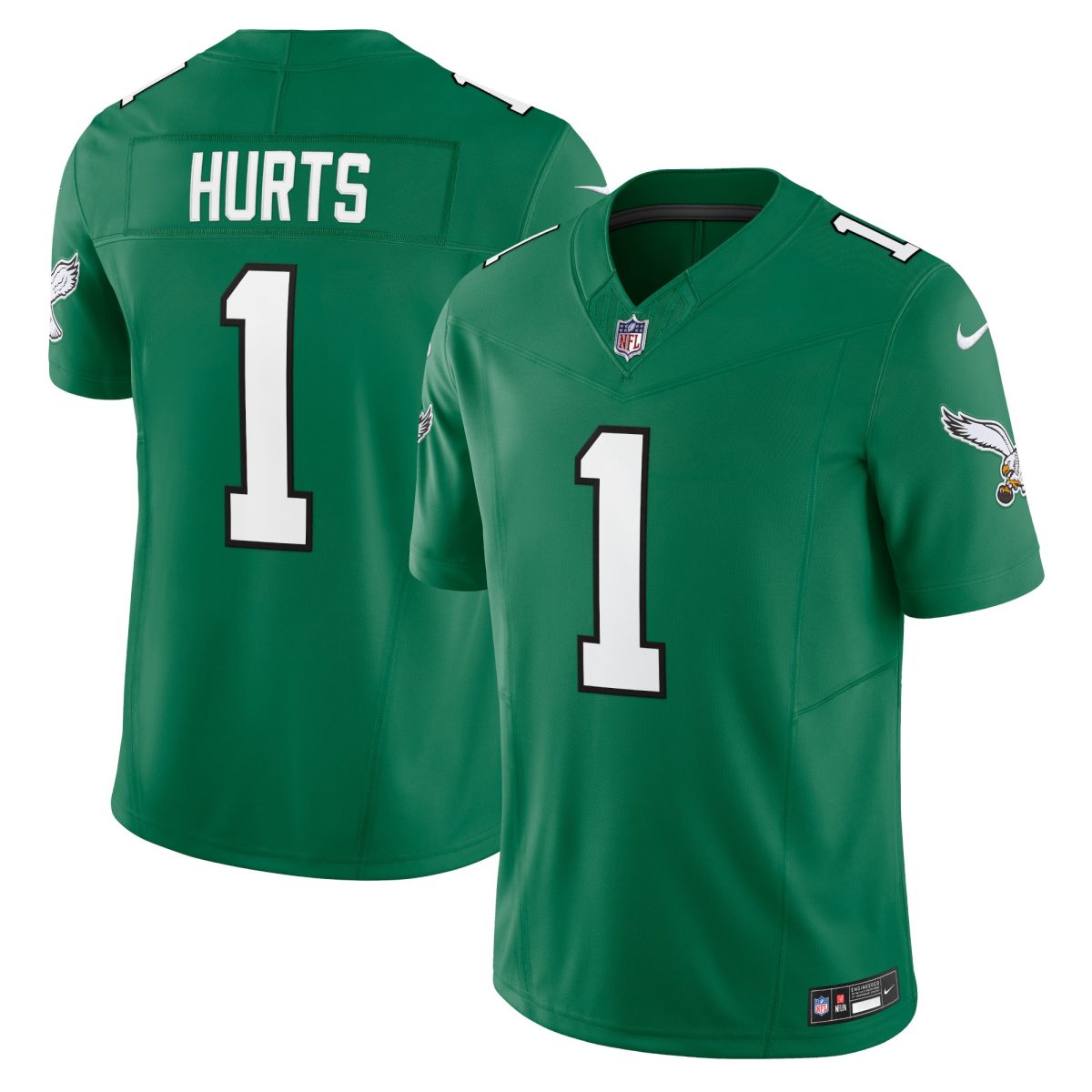 mens nike jalen hurts kelly green philadelphia eagles vapor f.u.s.e. limited jersey | NFL Jerseys & Hats Collection at Eagles Jerseys