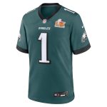 mens nike jalen hurts midnight green philadelphia eagles super bowl lix game player jersey | NFL Jerseys & Hats Collection at Eagles Jerseys