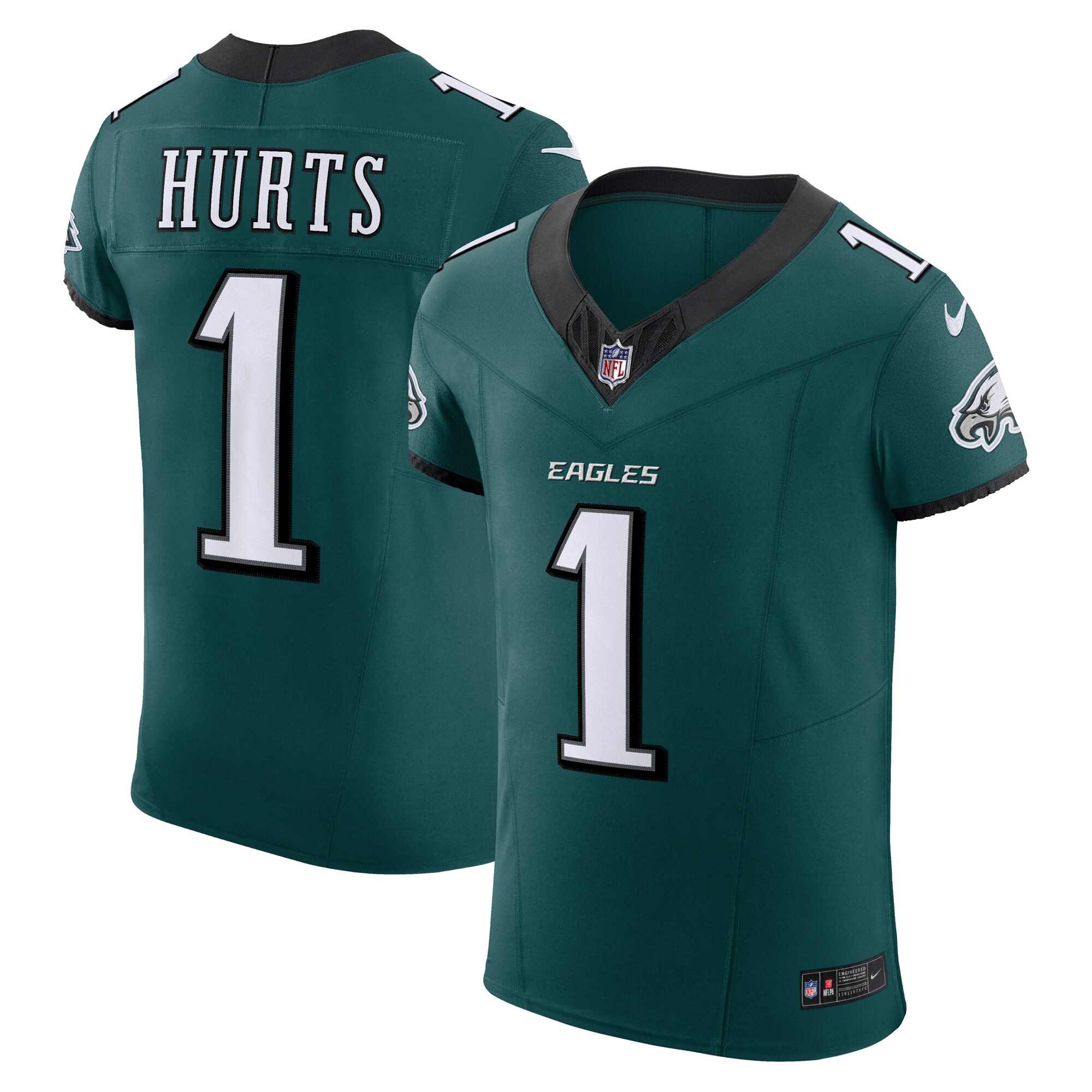 mens nike jalen hurts midnight green philadelphia eagles vapor f.u.s.e. elite jersey | NFL Jerseys & Hats Collection at Eagles Jerseys