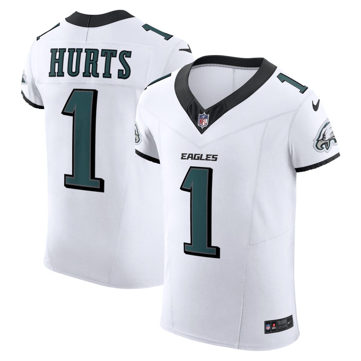 mens nike jalen hurts white philadelphia eagles vapor f.u.s.e. elite jersey | NFL Jerseys & Hats Collection at Eagles Jerseys