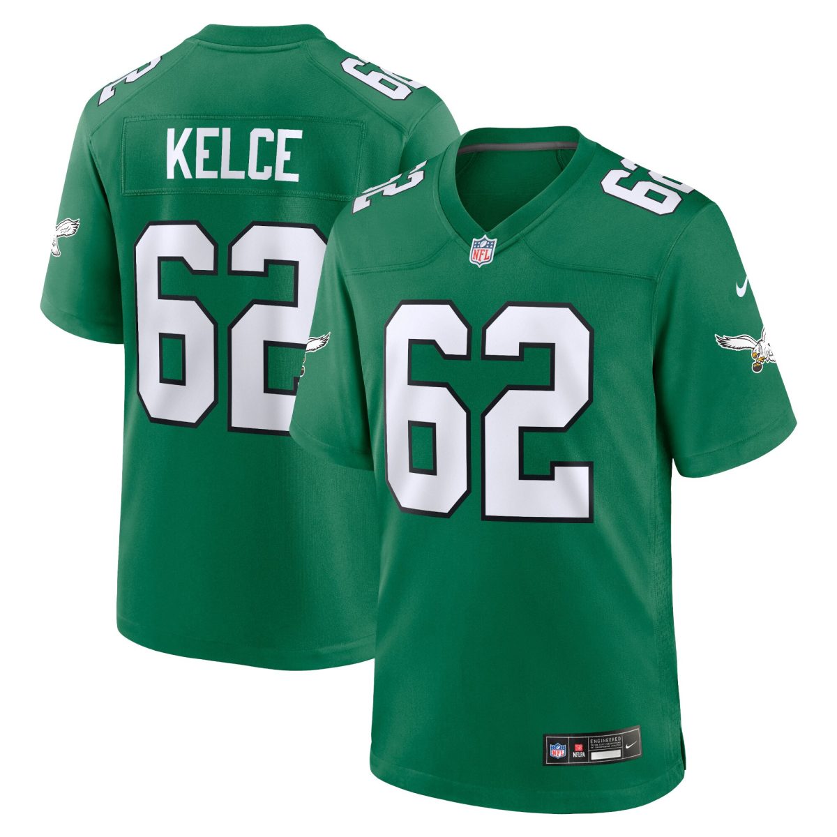 mens nike jason kelce kelly green philadelphia eagles alternate game player jersey | NFL Jerseys & Hats Collection at Eagles Jerseys