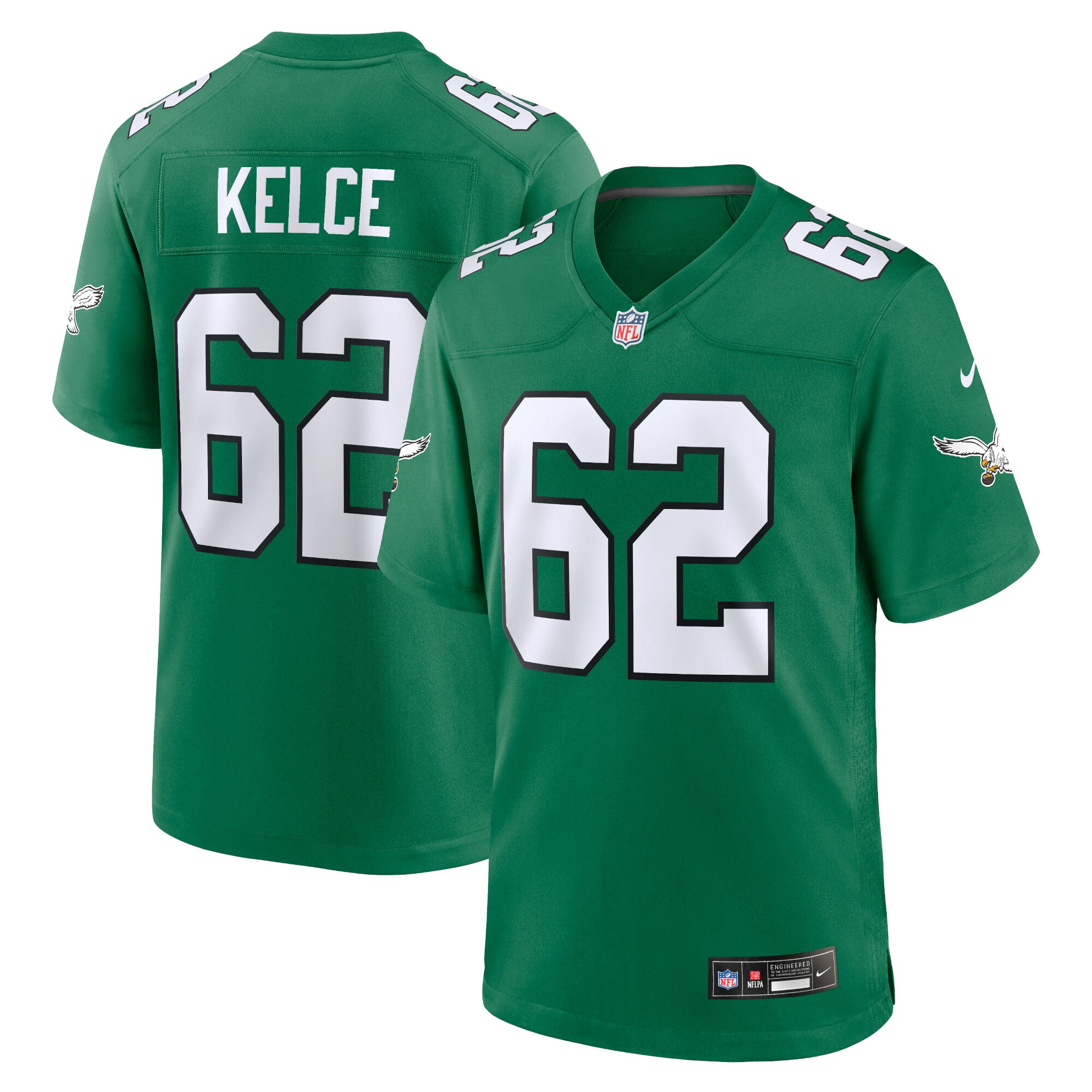 mens nike jason kelce kelly green philadelphia eagles alternate game player jersey | NFL Jerseys & Hats Collection at Eagles Jerseys