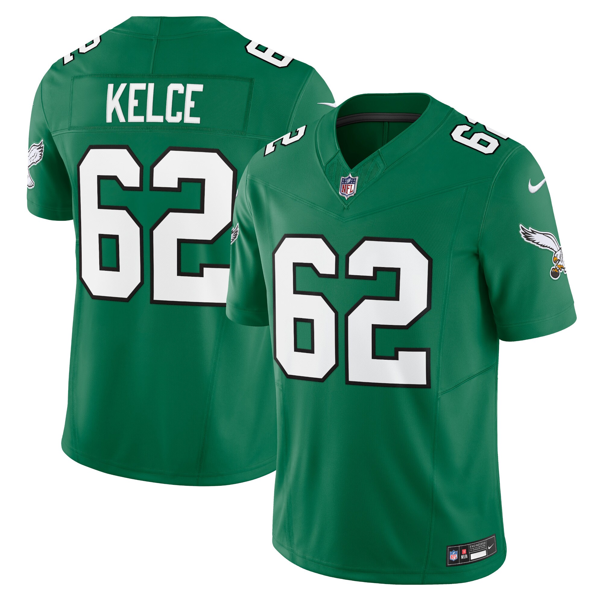 mens nike jason kelce kelly green philadelphia eagles vapor f.u.s.e. limited jersey | NFL Jerseys & Hats Collection at Eagles Jerseys