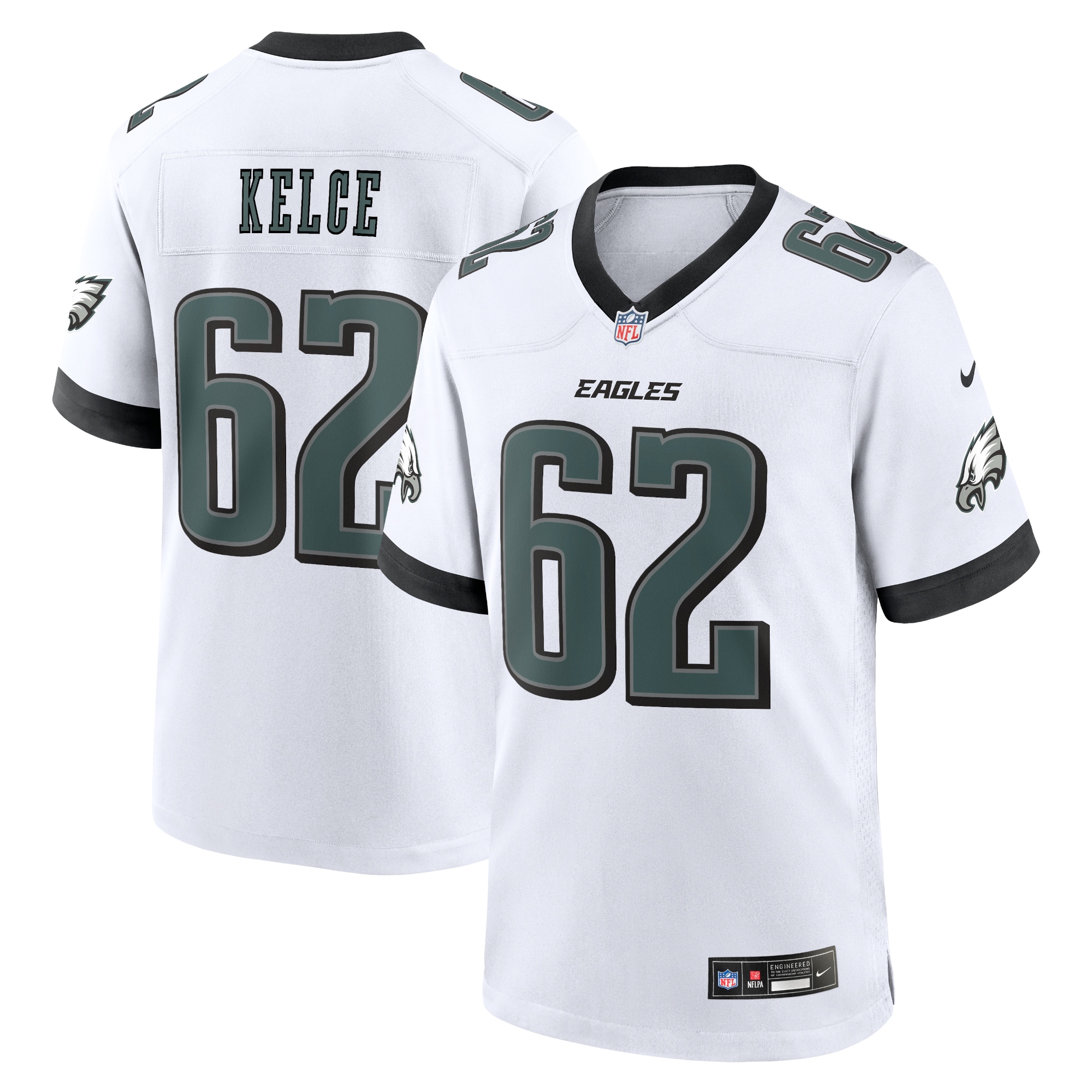 mens nike jason kelce white philadelphia eagles white game jersey | NFL Jerseys & Hats Collection at Eagles Jerseys