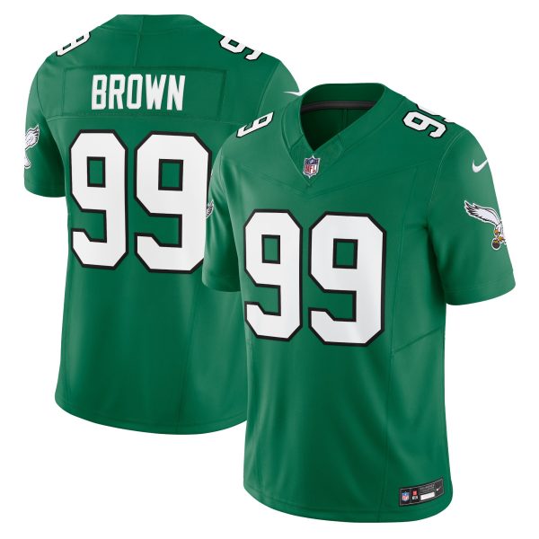 mens nike jerome brown kelly green philadelphia eagles alternate vapor f.u.s.e. limited jersey | NFL Jerseys & Hats Collection at Eagles Jerseys