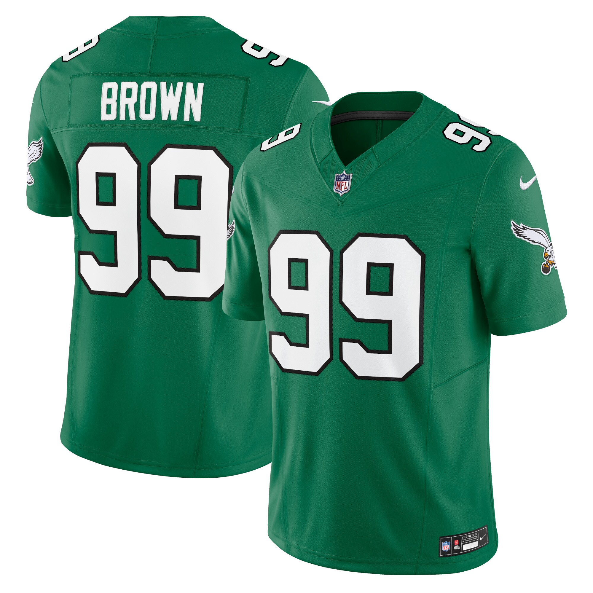 mens nike jerome brown kelly green philadelphia eagles alternate vapor f.u.s.e. limited jersey | NFL Jerseys & Hats Collection at Eagles Jerseys
