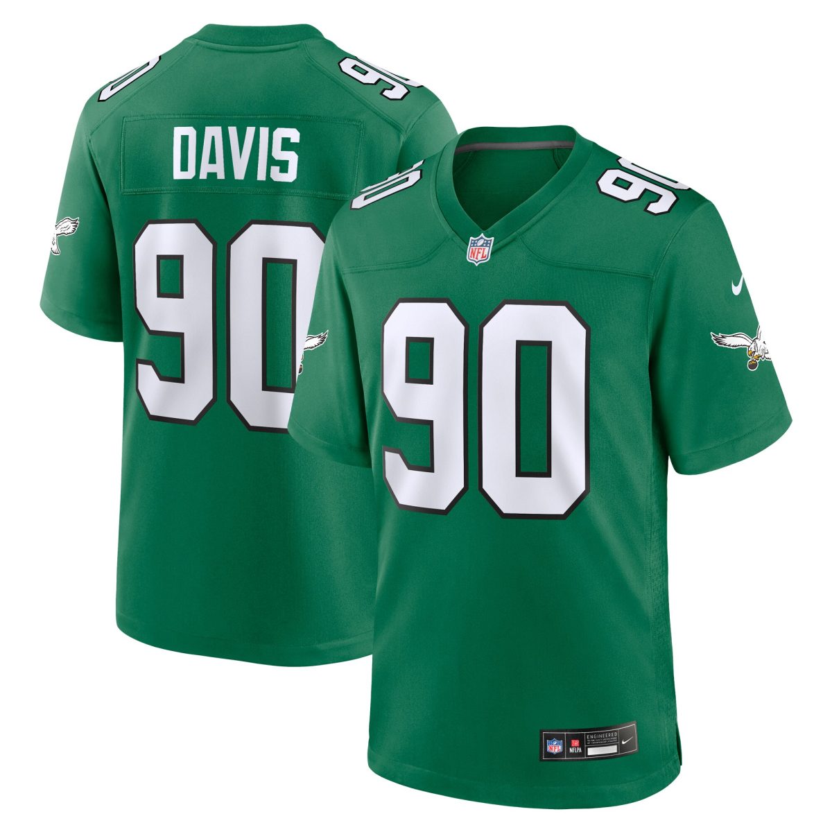 mens nike jordan davis kelly green philadelphia eagles alternate game jersey | NFL Jerseys & Hats Collection at Eagles Jerseys
