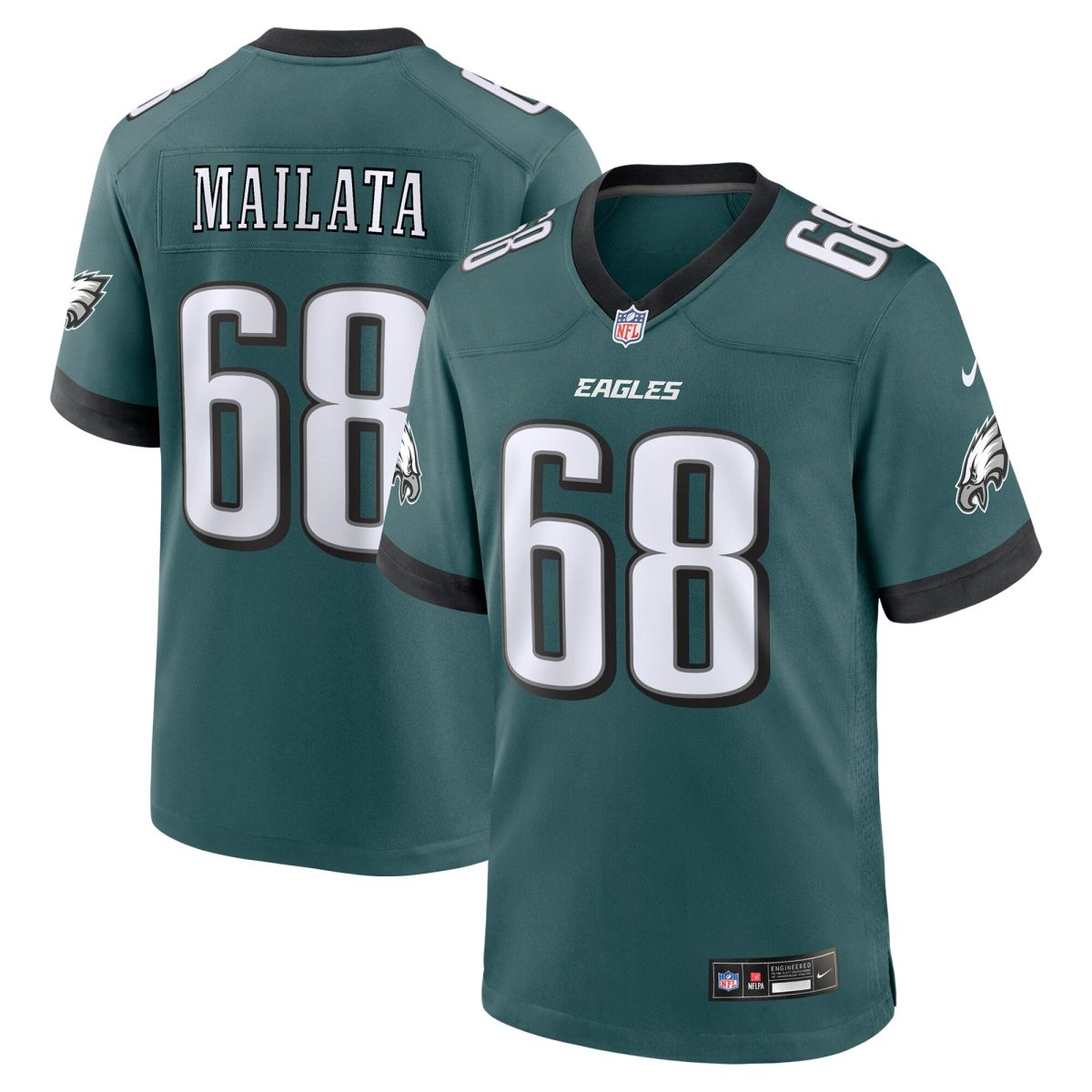 mens nike jordan mailata midnight green philadelphia eagles team game jersey | NFL Jerseys & Hats Collection at Eagles Jerseys