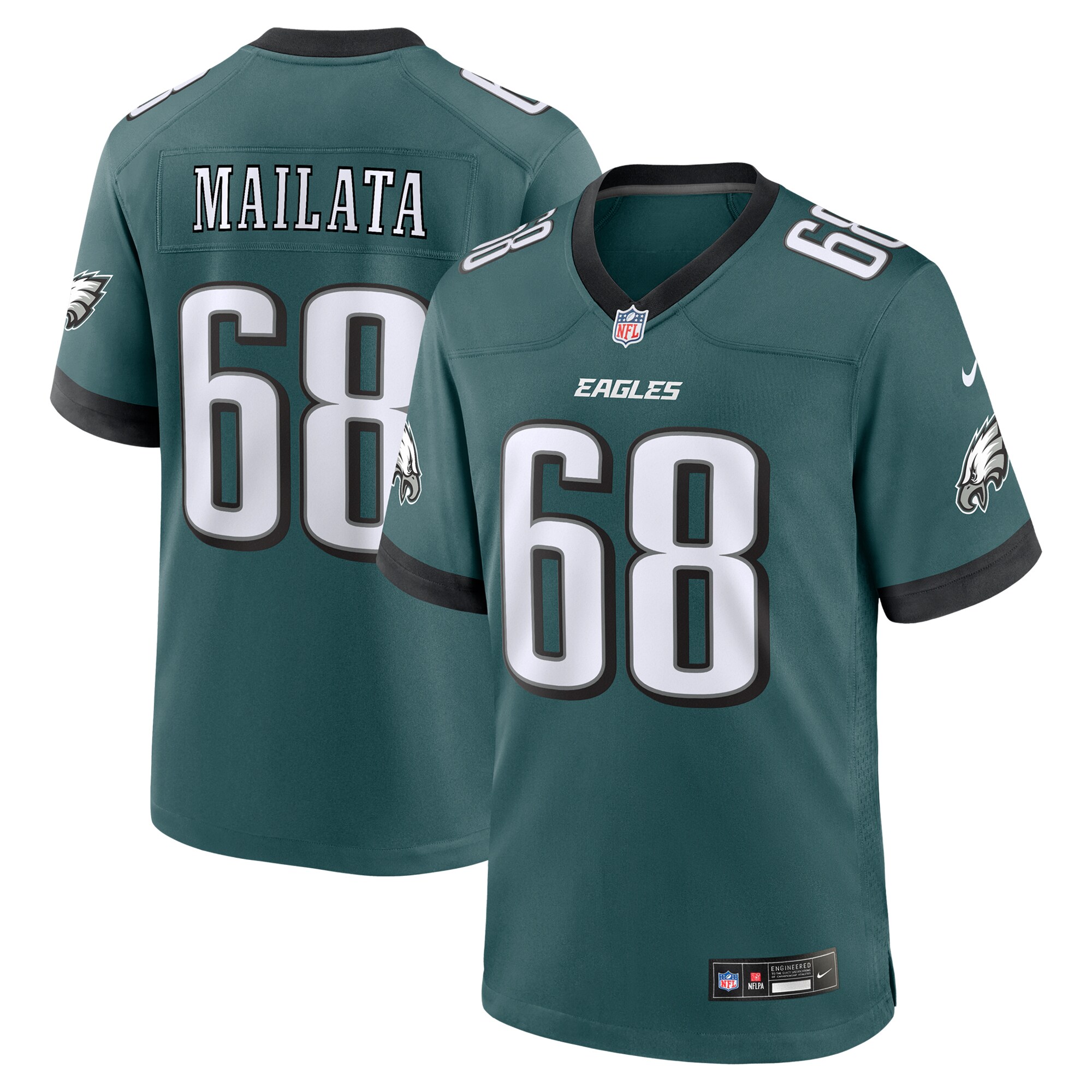 mens nike jordan mailata midnight green philadelphia eagles team game jersey | NFL Jerseys & Hats Collection at Eagles Jerseys