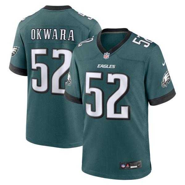 mens nike julian okwara midnight green philadelphia eagles game jersey | NFL Jerseys & Hats Collection at Eagles Jerseys