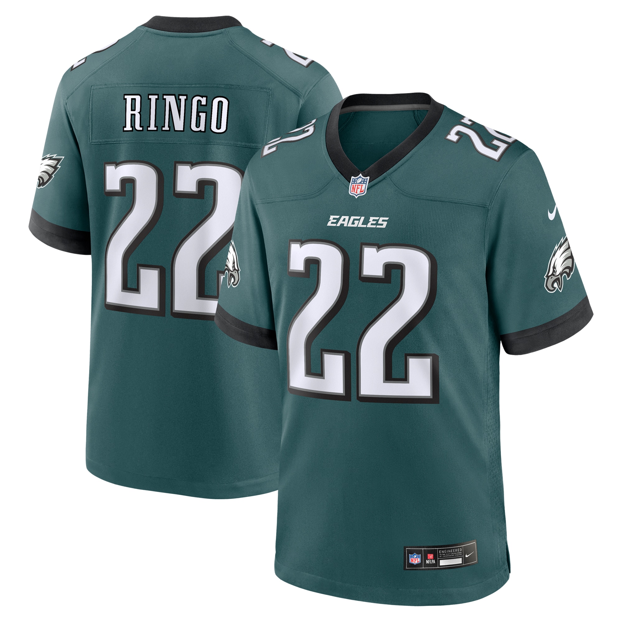 mens nike kelee ringo midnight green philadelphia eagles team game jersey | NFL Jerseys & Hats Collection at Eagles Jerseys