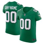 mens nike kelly green philadelphia eagles 2nd alternate vapor f.u.s.e. elite custom jersey | NFL Jerseys & Hats Collection at Eagles Jerseys