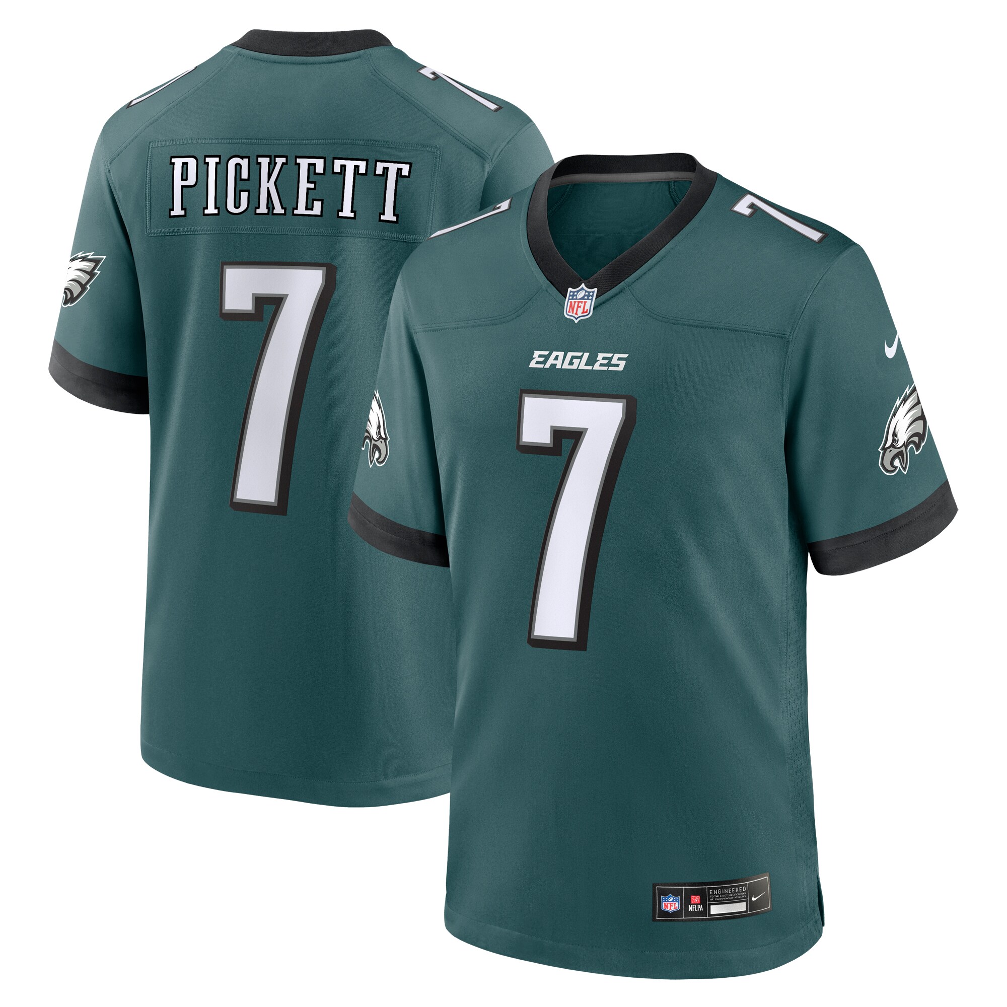 mens nike kenny pickett midnight green philadelphia eagles game jersey | NFL Jerseys & Hats Collection at Eagles Jerseys