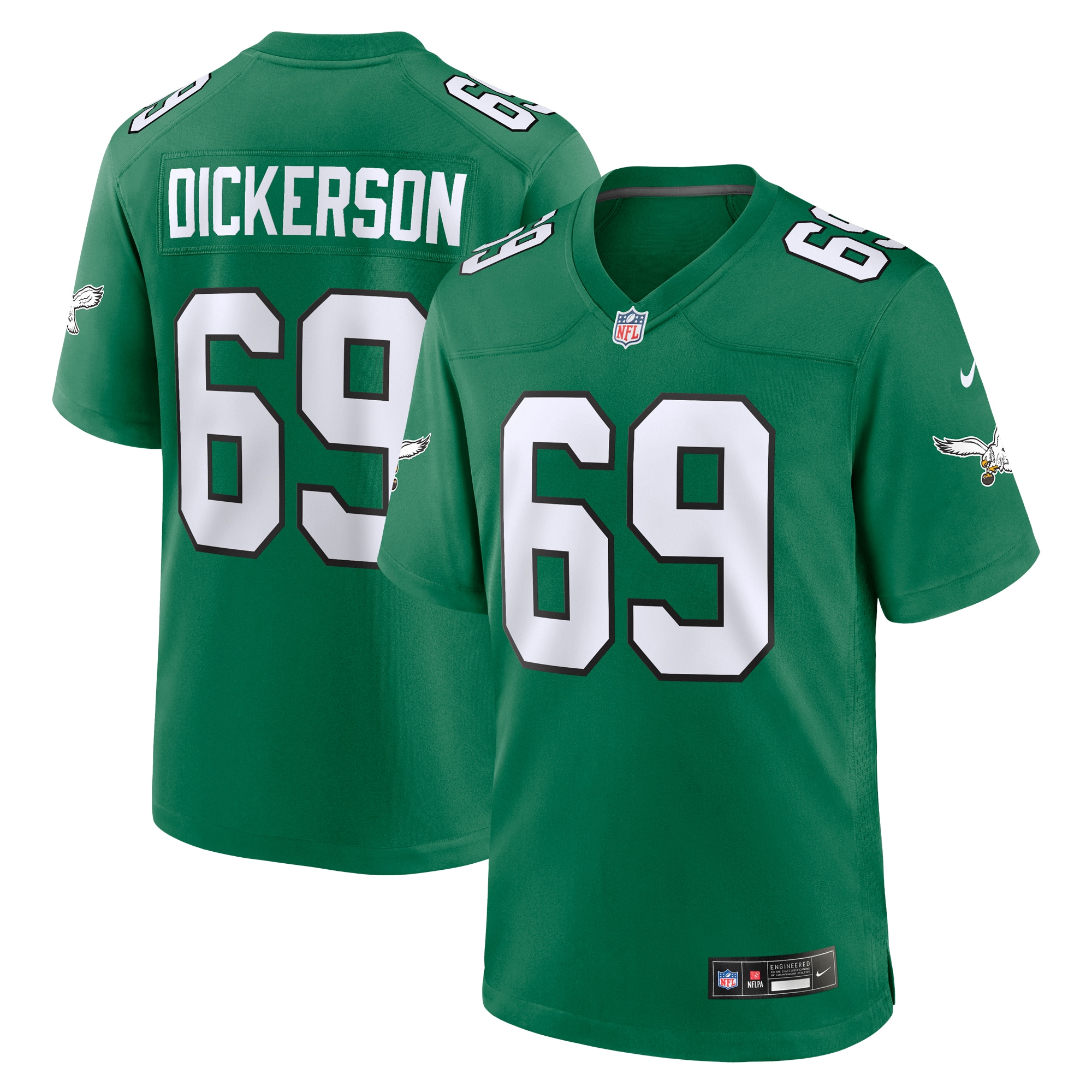 mens nike landon dickerson kelly green philadelphia eagles alternate game jersey | NFL Jerseys & Hats Collection at Eagles Jerseys