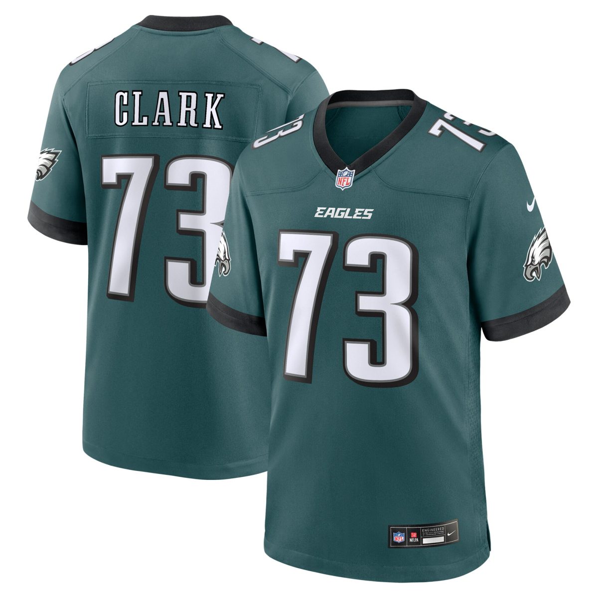 mens nike leraven clark midnight green philadelphia eagles team game jersey | NFL Jerseys & Hats Collection at Eagles Jerseys