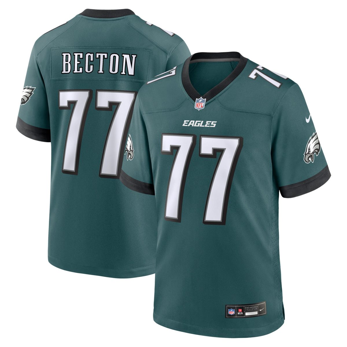 mens nike mekhi becton midnight green philadelphia eagles team game jersey | NFL Jerseys & Hats Collection at Eagles Jerseys