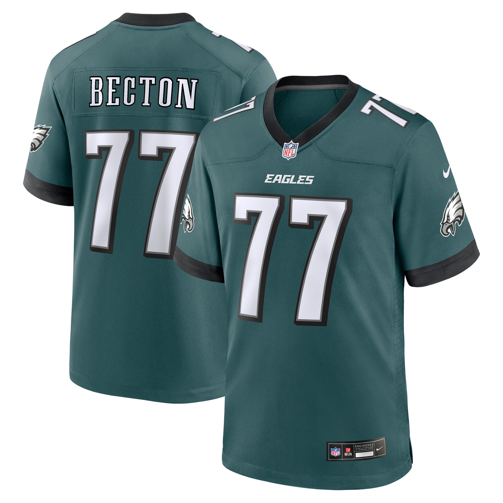 mens nike mekhi becton midnight green philadelphia eagles team game jersey | NFL Jerseys & Hats Collection at Eagles Jerseys