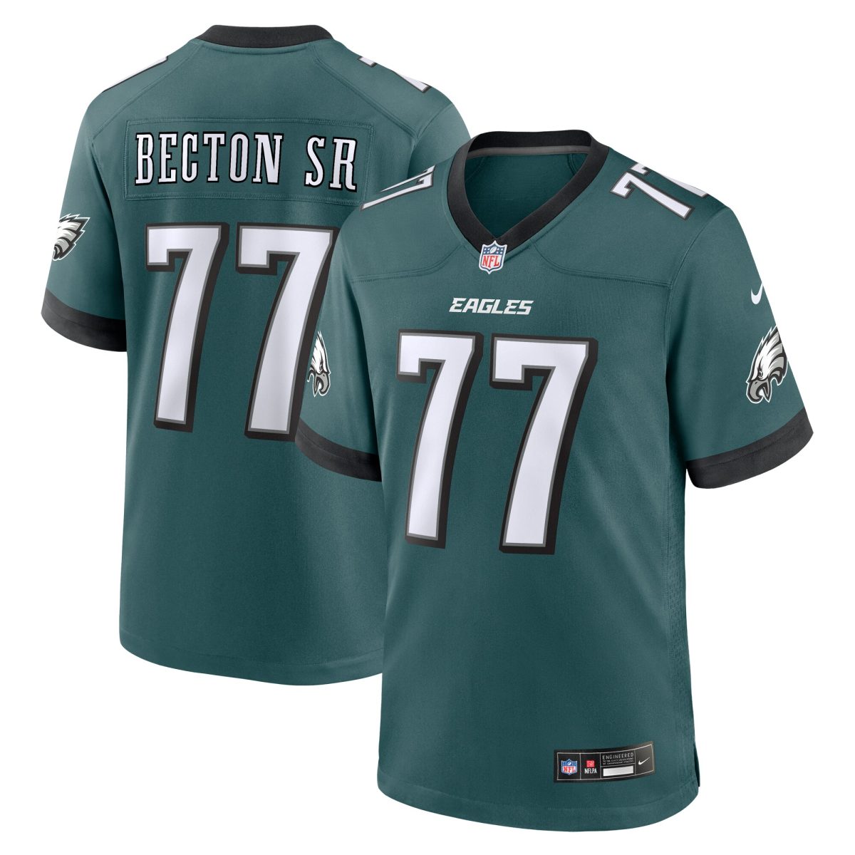 mens nike mekhi becton sr. midnight green philadelphia eagles game jersey | NFL Jerseys & Hats Collection at Eagles Jerseys