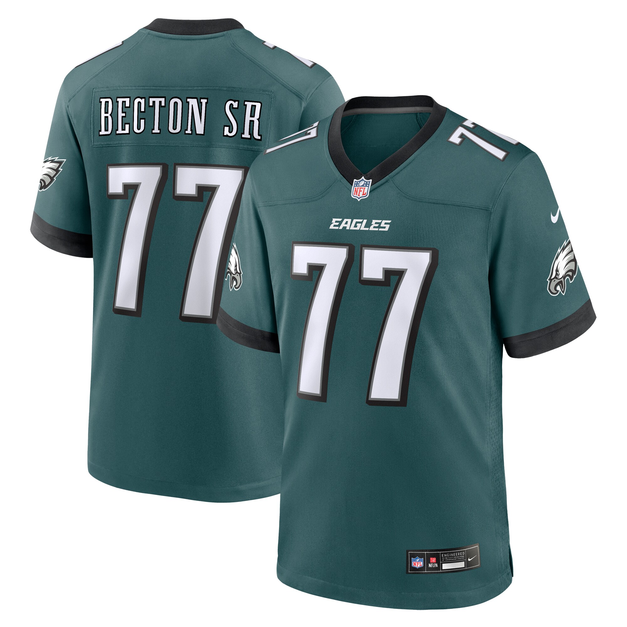 mens nike mekhi becton sr. midnight green philadelphia eagles game jersey | NFL Jerseys & Hats Collection at Eagles Jerseys