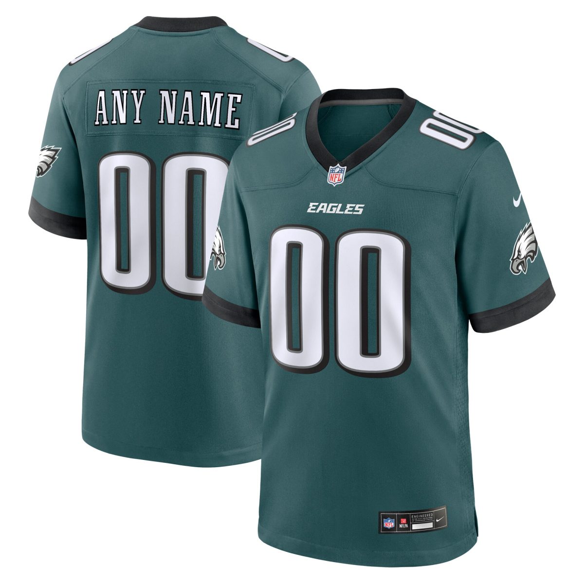 mens nike midnight green philadelphia eagles custom game jersey | NFL Jerseys & Hats Collection at Eagles Jerseys