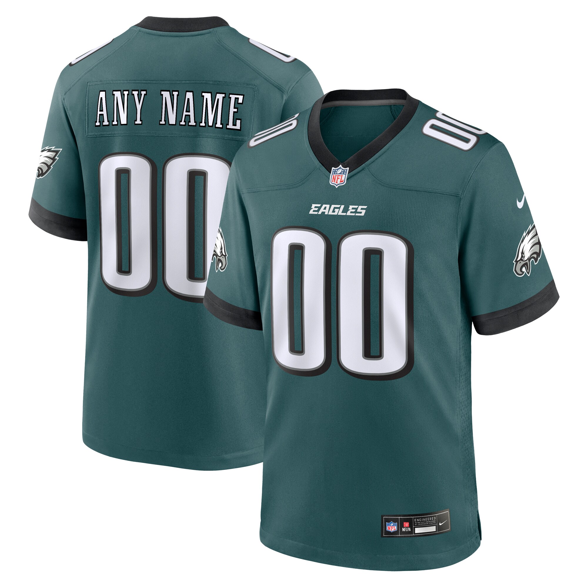 mens nike midnight green philadelphia eagles custom game jersey | NFL Jerseys & Hats Collection at Eagles Jerseys