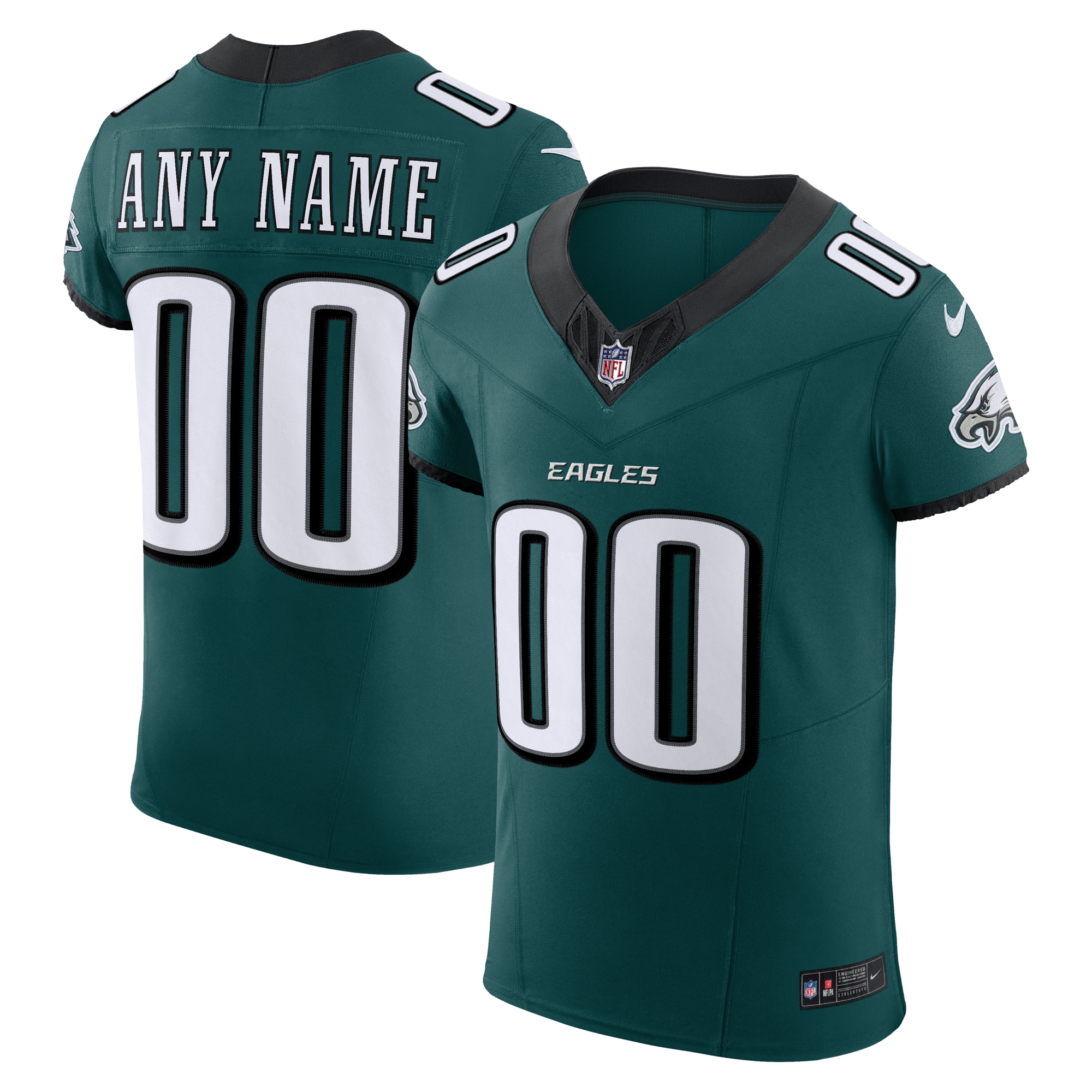 mens nike midnight green philadelphia eagles team vapor f.u.s.e. elite custom jersey | NFL Jerseys & Hats Collection at Eagles Jerseys