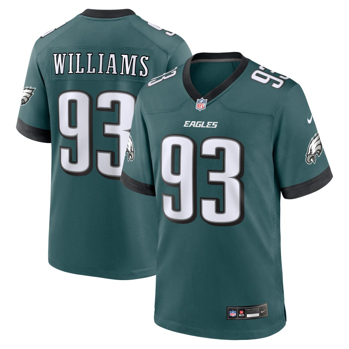 mens nike milton williams midnight green philadelphia eagles team game jersey | NFL Jerseys & Hats Collection at Eagles Jerseys