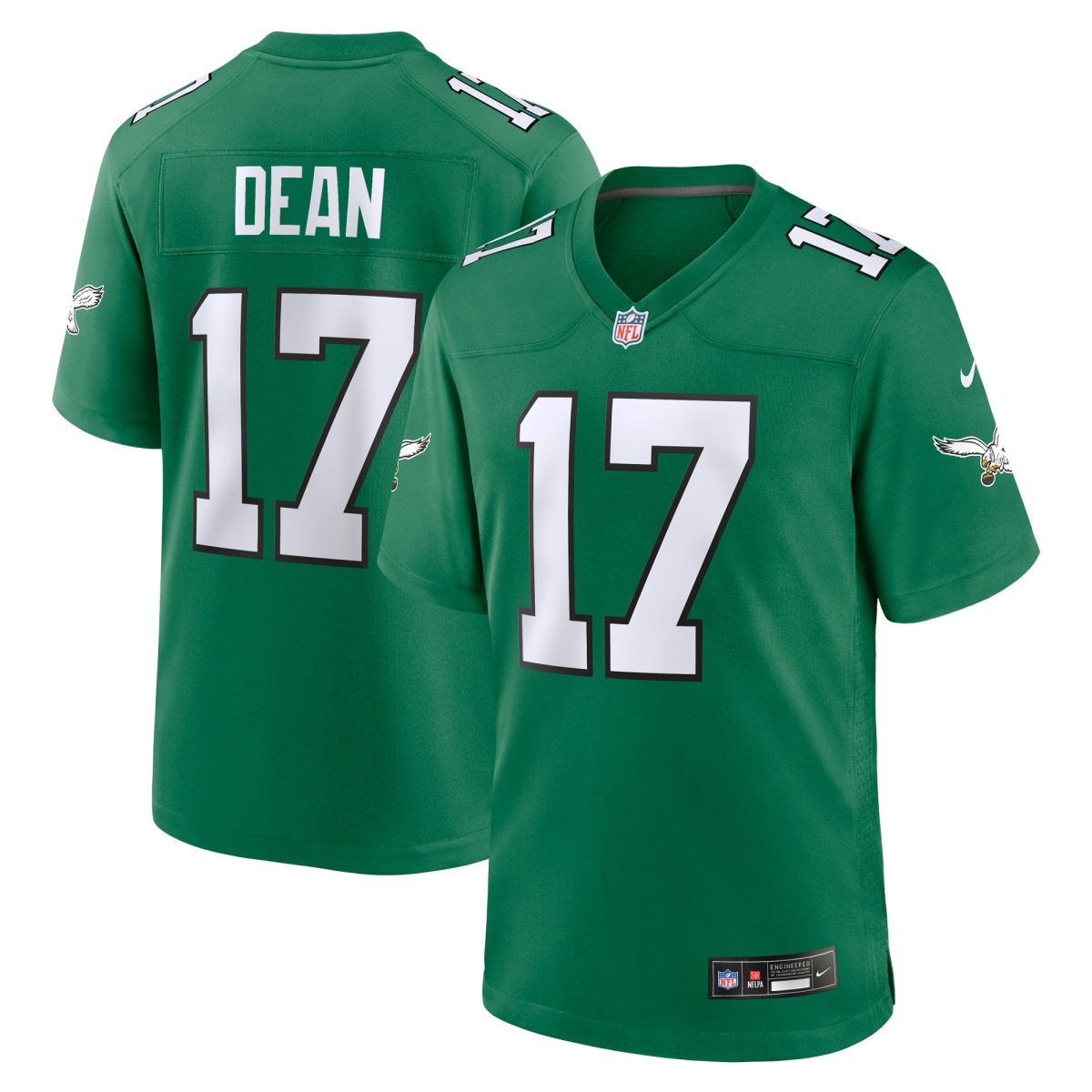 mens nike nakobe dean kelly green philadelphia eagles alternate game jersey | NFL Jerseys & Hats Collection at Eagles Jerseys