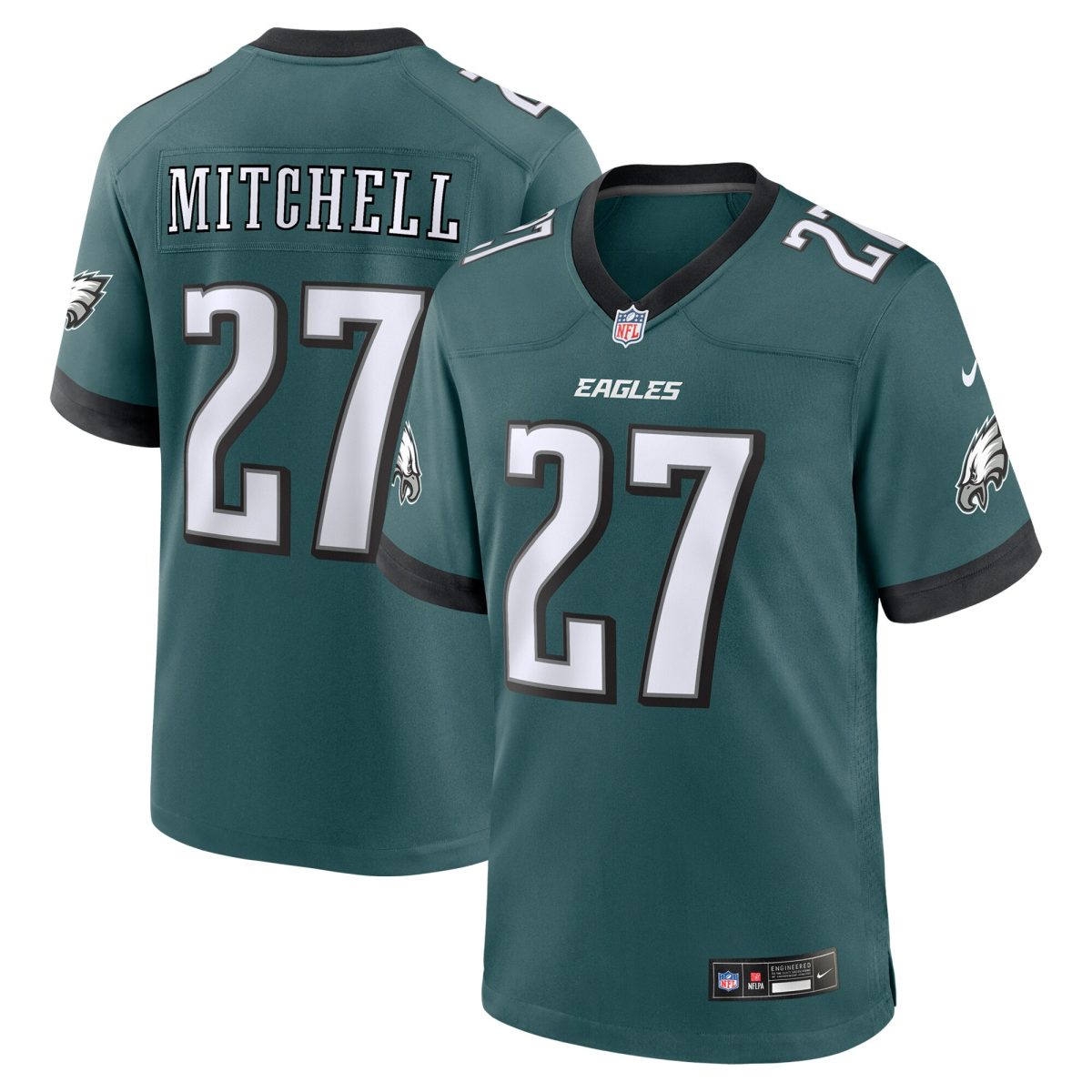 mens nike quinyon mitchell midnight green philadelphia eagles team game jersey | NFL Jerseys & Hats Collection at Eagles Jerseys