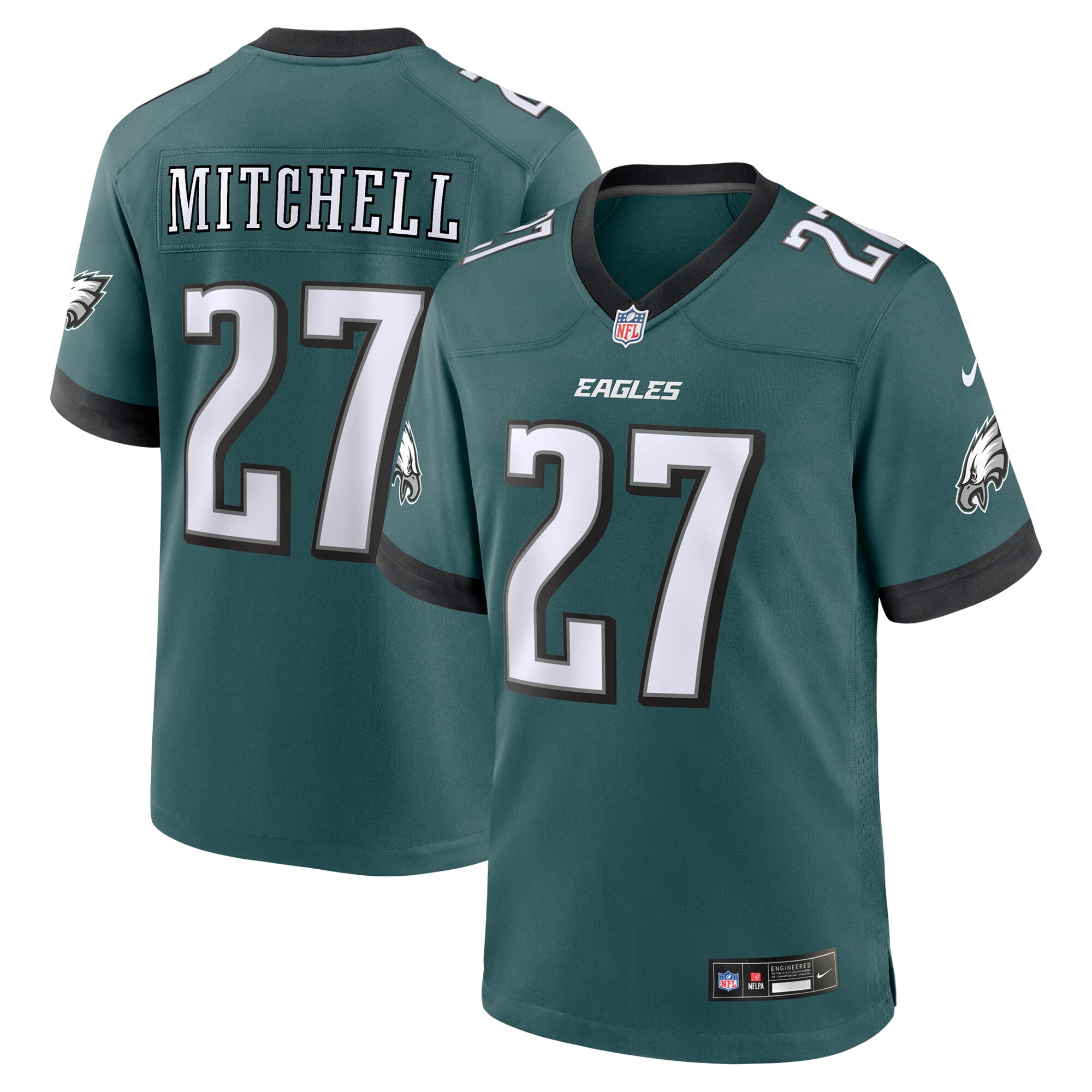 mens nike quinyon mitchell midnight green philadelphia eagles team game jersey | NFL Jerseys & Hats Collection at Eagles Jerseys