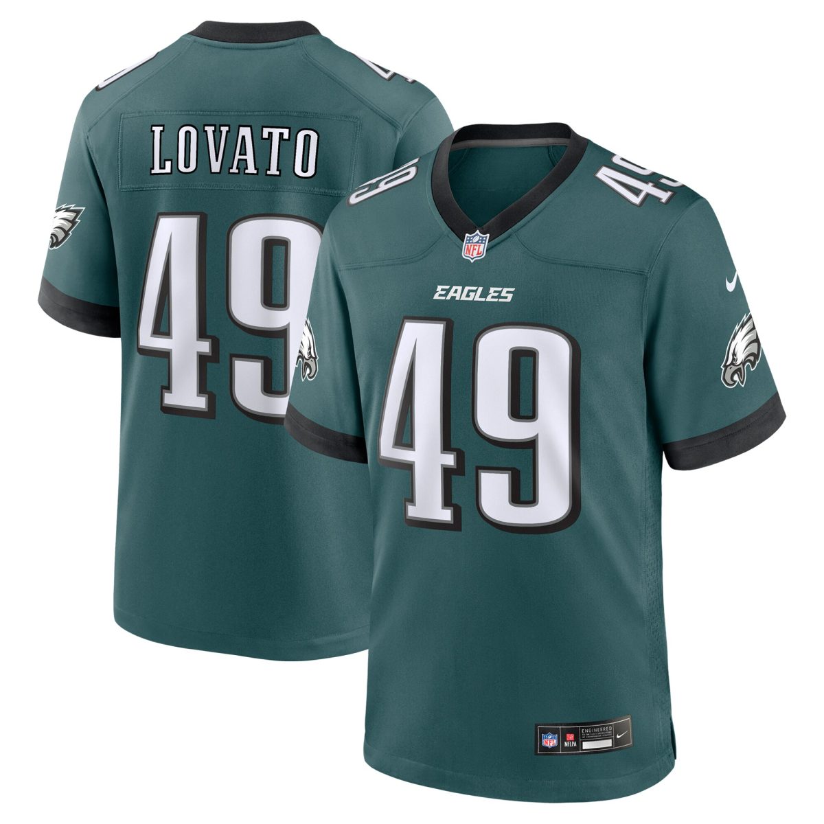 mens nike rick lovato midnight green philadelphia eagles team game jersey | NFL Jerseys & Hats Collection at Eagles Jerseys
