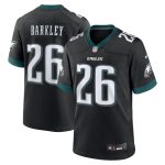 mens nike saquon barkley black philadelphia eagles alternate game jersey | NFL Jerseys & Hats Collection at Eagles Jerseys