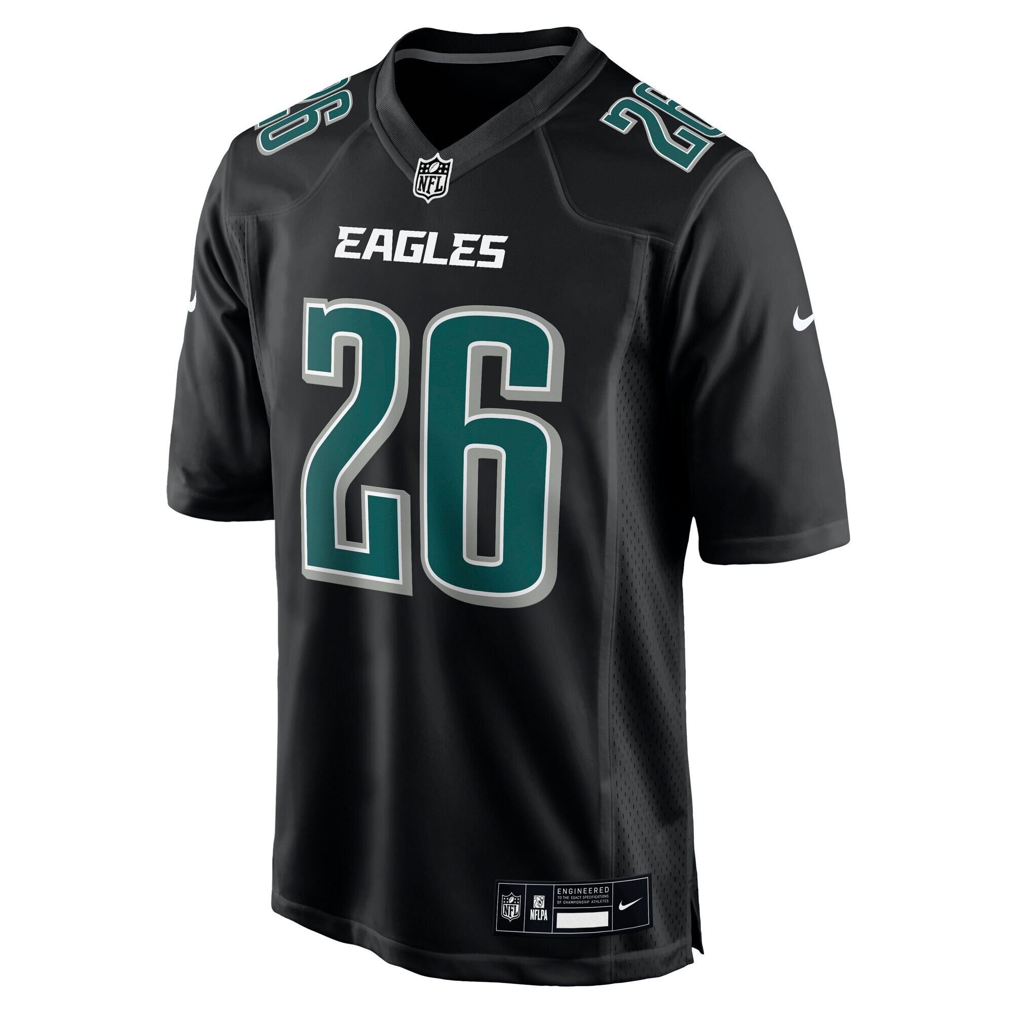mens nike saquon barkley carbon black philadelphia eagles fashion game jersey | NFL Jerseys & Hats Collection at Eagles Jerseys