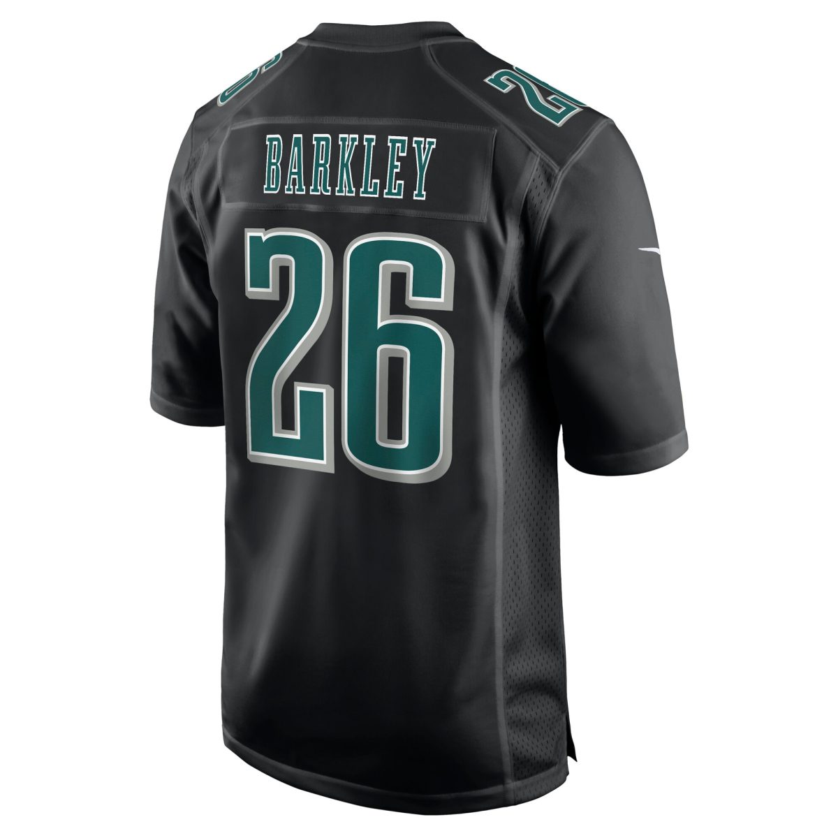 mens nike saquon barkley carbon black philadelphia eagles super bowl lix fashion game player jersey | NFL Jerseys & Hats Collection at Eagles Jerseys