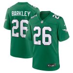 mens nike saquon barkley kelly green philadelphia eagles alternate game jersey | NFL Jerseys & Hats Collection at Eagles Jerseys