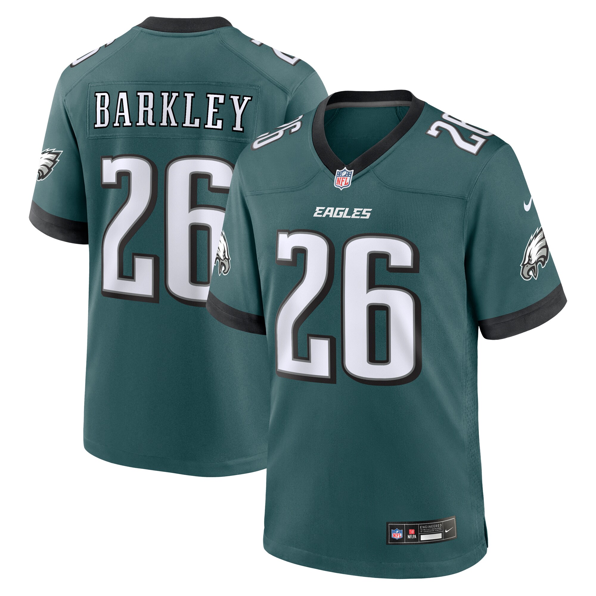 mens nike saquon barkley midnight green philadelphia eagles game player jersey | NFL Jerseys & Hats Collection at Eagles Jerseys