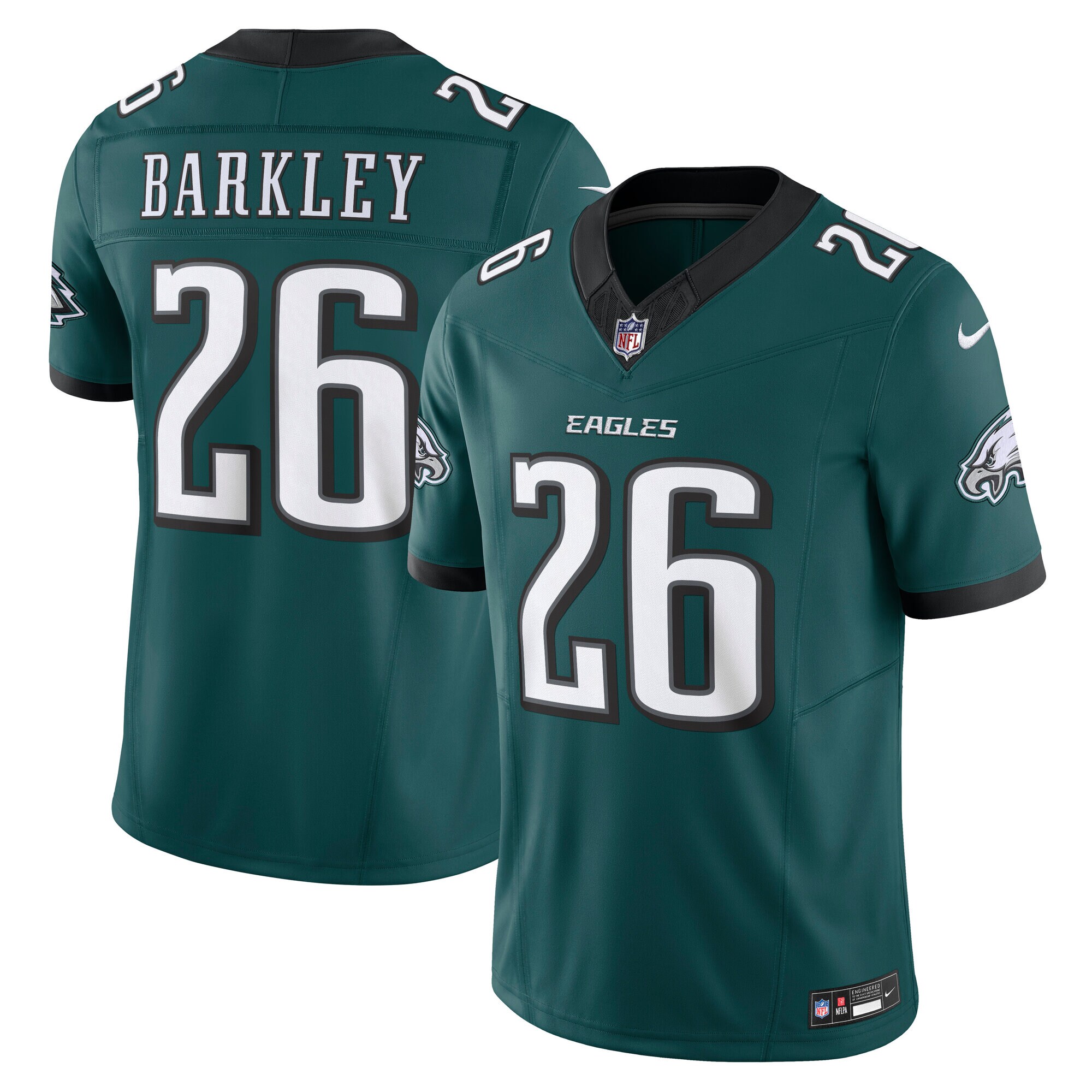 mens nike saquon barkley midnight green philadelphia eagles vapor f.u.s.e. limited jersey | NFL Jerseys & Hats Collection at Eagles Jerseys