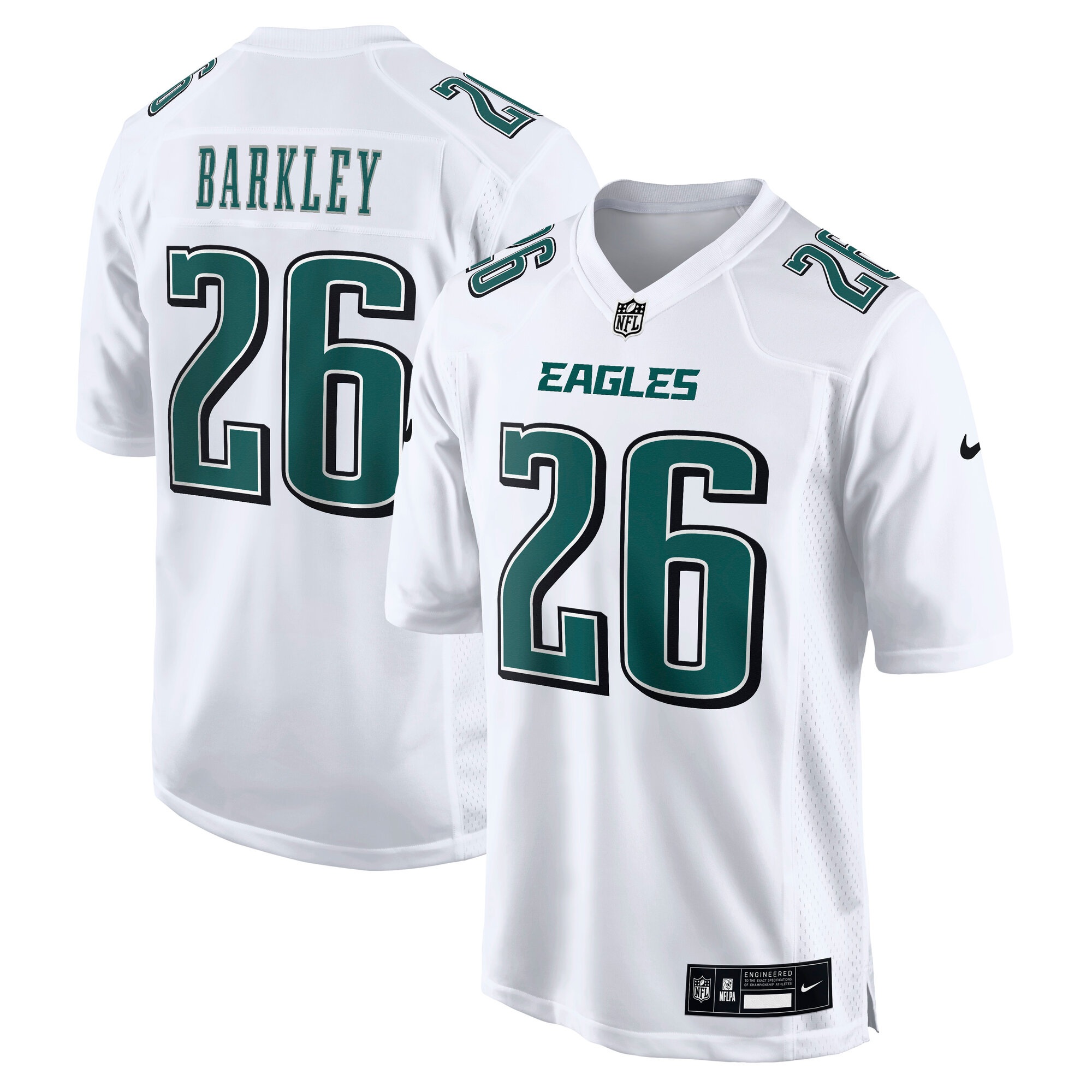 mens nike saquon barkley tundra white philadelphia eagles fashion game jersey | NFL Jerseys & Hats Collection at Eagles Jerseys