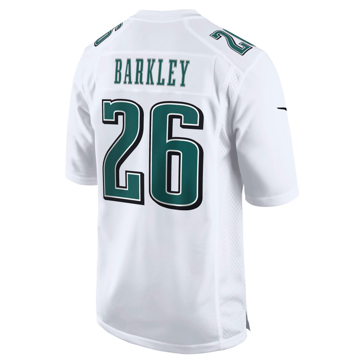 mens nike saquon barkley tundra white philadelphia eagles super bowl lix fashion game player jersey | NFL Jerseys & Hats Collection at Eagles Jerseys