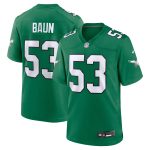 mens nike zack baun kelly green philadelphia eagles alternate game jersey | NFL Jerseys & Hats Collection at Eagles Jerseys