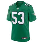 mens nike zack baun kelly green philadelphia eagles alternate game jersey | NFL Jerseys & Hats Collection at Eagles Jerseys