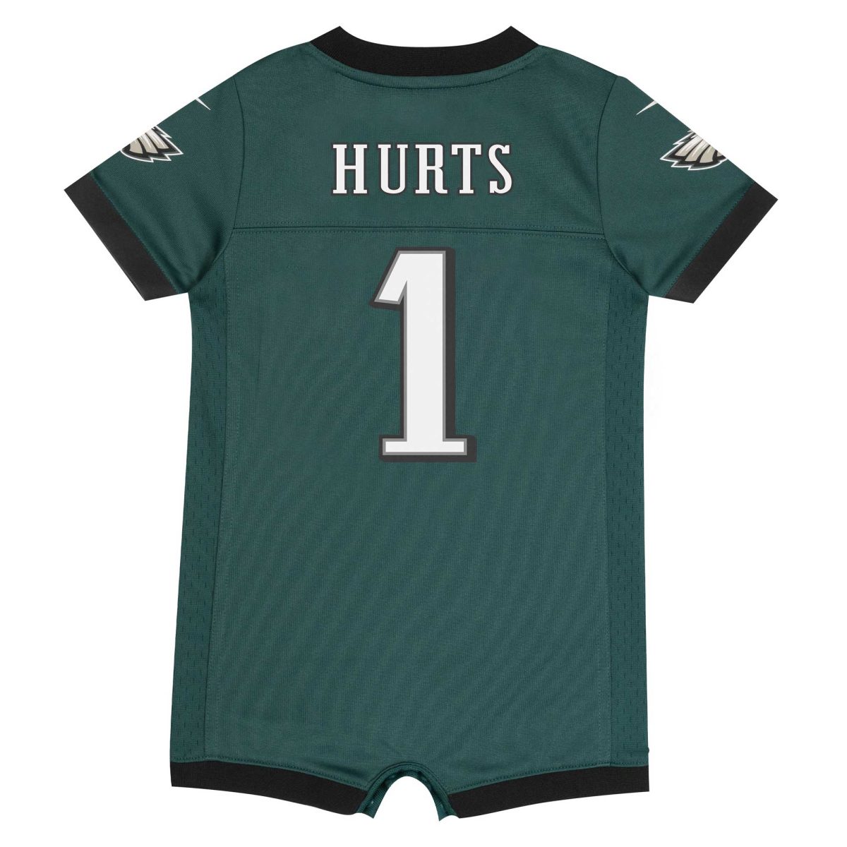 newborn  infant nike jalen hurts midnight green philadelphia eagles game romper jersey | NFL Jerseys & Hats Collection at Eagles Jerseys