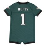 newborn  infant nike jalen hurts midnight green philadelphia eagles game romper jersey | NFL Jerseys & Hats Collection at Eagles Jerseys