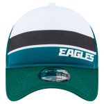 preschool new era midnight green philadelphia eagles sport night color block 9forty a-frame trucker adjustable hat | NFL Jerseys & Hats Collection at Eagles Jerseys