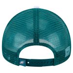 preschool new era midnight green philadelphia eagles sport night color block 9forty a-frame trucker adjustable hat | NFL Jerseys & Hats Collection at Eagles Jerseys