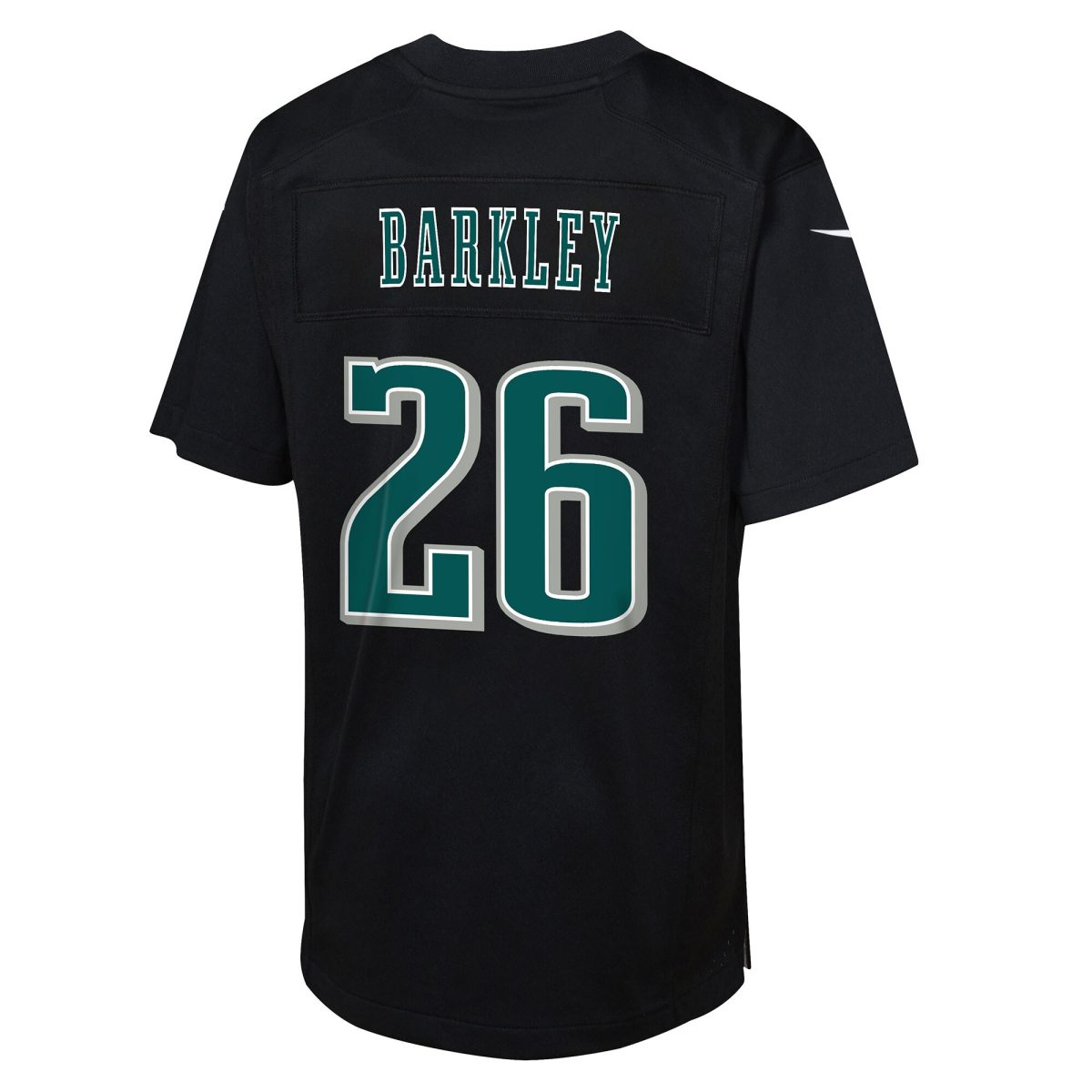 toddler nike saquon barkley carbon black philadelphia eagles super bowl lix patch fashion game player jersey | NFL Jerseys & Hats Collection at Eagles Jerseys