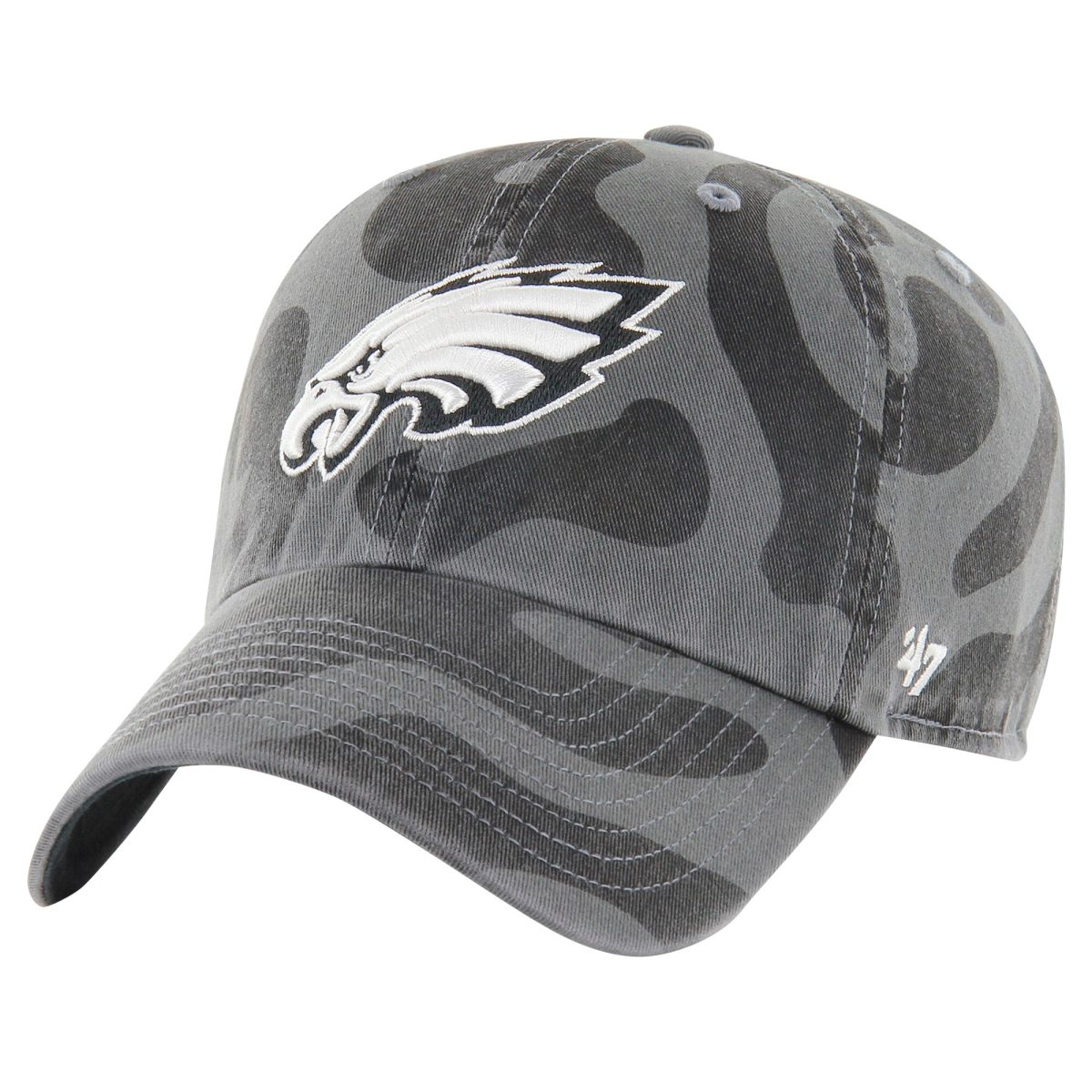womens 47 charcoal philadelphia eagles freeform clean up adjustable hat | NFL Jerseys & Hats Collection at Eagles Jerseys