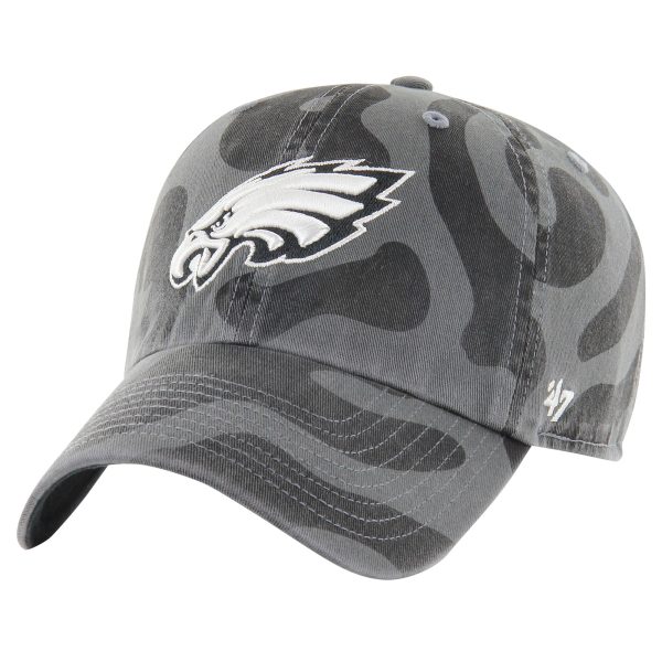 womens 47 charcoal philadelphia eagles freeform clean up adjustable hat | NFL Jerseys & Hats Collection at Eagles Jerseys