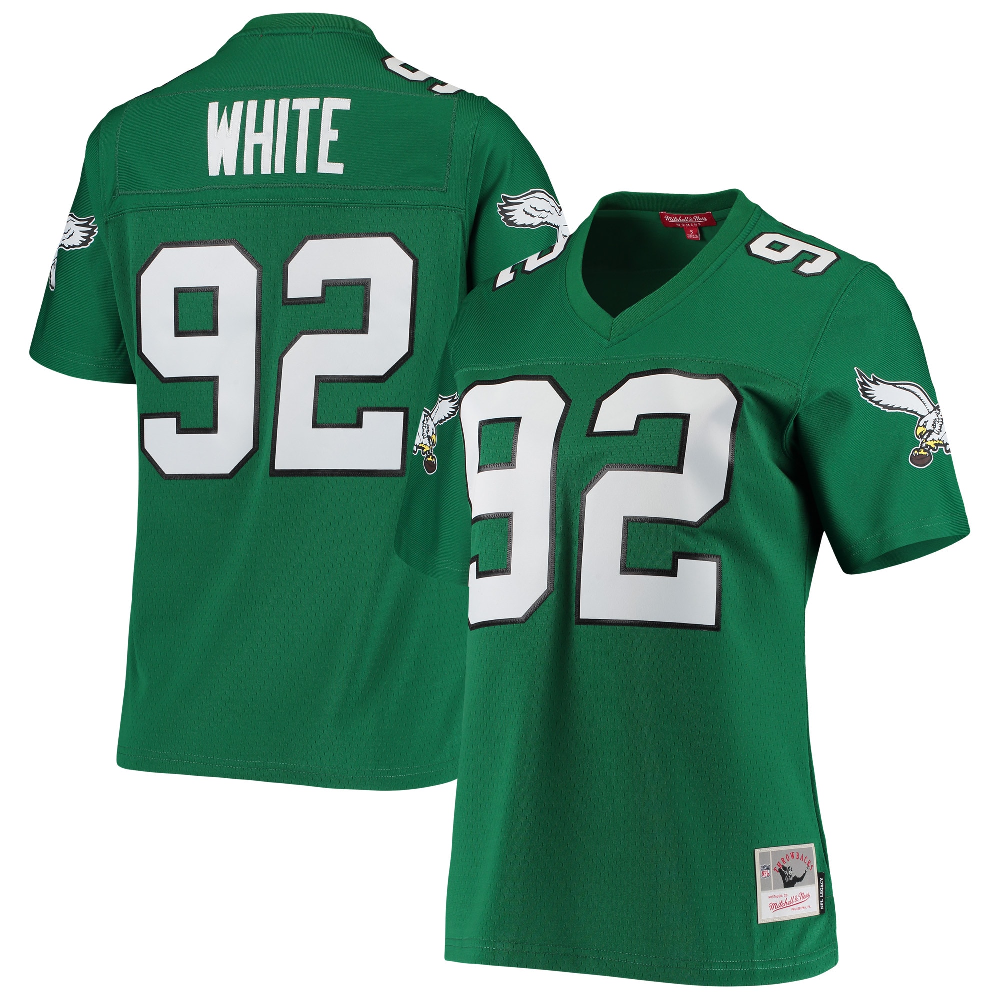 womens mitchell  ness reggie white kelly green philadelphia eagles 1990 legacy replica jersey | NFL Jerseys & Hats Collection at Eagles Jerseys