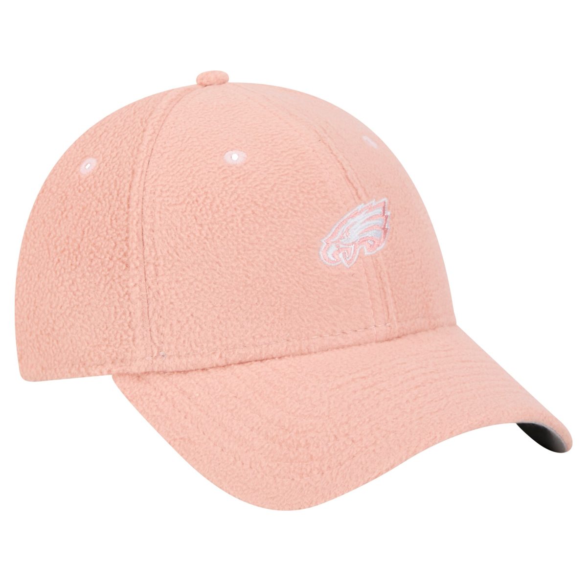 womens new era light pink philadelphia eagles cozy sherpa 9forty adjustable hat | NFL Jerseys & Hats Collection at Eagles Jerseys